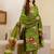 Women Floral Printed Round Neck Straight Kurta with Trousers & Dupatta