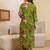 Women Floral Printed Round Neck Straight Kurta with Trousers & Dupatta