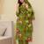 Women Floral Printed Round Neck Straight Kurta with Trousers & Dupatta