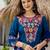 Women Ethnic Motifs Embroidered Regular Thread Work Kurta with Patiala & Dupatta