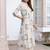 Printed Beige Cotton Blend Co Ords for Women