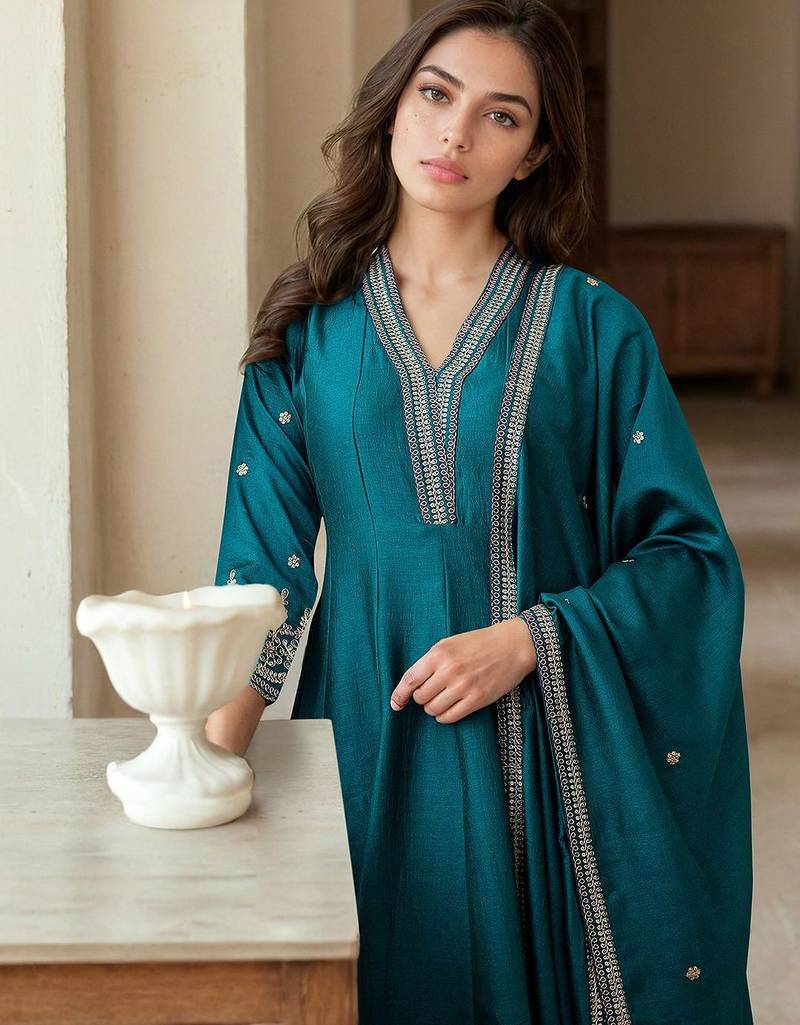 Women Ethnic Motifs Printed Kurta with Sharara & Dupatta