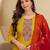 Women Ethnic Motifs Embroidered Regular Kurta with Trousers & Dupatta