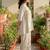 Embroidered Off White Cotton Blend Co Ords for Women