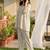 Embroidered Off White Cotton Blend Co Ords for Women