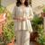 Embroidered Off White Cotton Blend Co Ords for Women