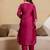 Women Woven Design Kurta with Trousers & Dupatta