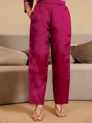 Women Woven Design Kurta with Trousers & Dupatta 6