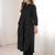 Embroidered Black Cotton Blend Co Ords for Women