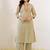 Embroidered Beige Viscose Rayon Co Ords for Women