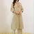 Embroidered Beige Viscose Rayon Co Ords for Women