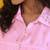 Embroidered Light Pink Pure Cotton Short Peplum Kurta With Farshi Salwar Set