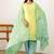Women Ethnic Motifs Embroidered Regular Thread Work Pure Cotton Kurta with Trousers & With Dupatta
