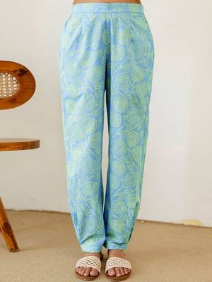 Women Ethnic Motifs Embroidered Regular Thread Work Pure Cotton Kurta with Trousers & With Dupatta 4