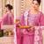 Women Floral Embroidered Regular Thread Work Kurta with Trousers & With Dupatta