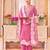 Women Floral Embroidered Regular Thread Work Kurta with Trousers & With Dupatta