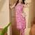 Printed Pink Cotton Blend Co Ords for Women