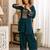 Embroidered Blue Rayon Co Ords for Women