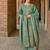 Women Pure Cotton Woven Design Straight Kurta Trousers With Dupatta