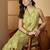 Printed Light Khaki Cotton Blend Co Ords for Women