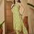 Printed Light Khaki Cotton Blend Co Ords for Women