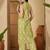 Printed Light Khaki Cotton Blend Co Ords for Women