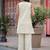 Embroidered Off White Cotton Blend Co Ords for Women