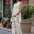 Embroidered Off White Cotton Blend Co Ords for Women