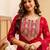 Women Ethnic Motifs Embroidered Thread Work Kurta with Trousers & Dupatta
