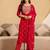Women Ethnic Motifs Embroidered Thread Work Kurta with Trousers & Dupatta