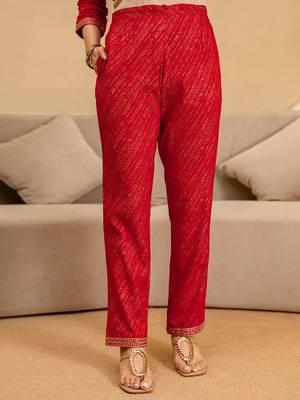 Women Ethnic Motifs Embroidered Thread Work Kurta with Trousers & Dupatta 7