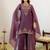 Women Ethnic Motifs Embroidered Regular Thread Work Kurta with Sharara & With Dupatta