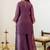 Women Ethnic Motifs Embroidered Regular Thread Work Kurta with Sharara & With Dupatta