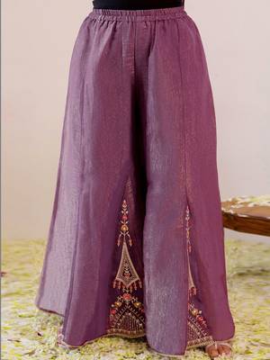Women Ethnic Motifs Embroidered Regular Thread Work Kurta with Sharara & With Dupatta 4