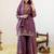 Women Ethnic Motifs Embroidered Regular Thread Work Kurta with Sharara & With Dupatta