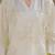 Embroidered Off White Cotton Blend Co Ords for Women