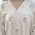 Embroidered Off White Cotton Blend Co Ords for Women