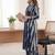 Printed Navy Blue Cotton Co Ords for Women