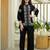 Embroidered Black Cotton Co Ords for Women