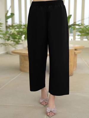 Embroidered Black Cotton Co Ords for Women 7