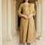 Floral Woven Design Straight Kurta With Trousers & Dupatta