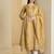 Floral Woven Design Straight Kurta With Trousers & Dupatta