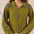 Printed Dark Olive Green Viscose Rayon Co Ords for Women