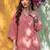 Embroidered Light Pink Cotton Co Ords for Women