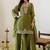 Women Ethnic Motifs Embroidered Regular Thread Work Kurta with Sharara & With Dupatta