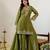 Women Ethnic Motifs Embroidered Regular Thread Work Kurta with Sharara & With Dupatta
