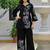 Embroidered Black Cotton Co Ords for Women