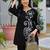 Embroidered Black Cotton Co Ords for Women