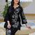 Embroidered Black Cotton Co Ords for Women