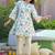 Mirror Work Off White Cotton Blend Co Ords for Women